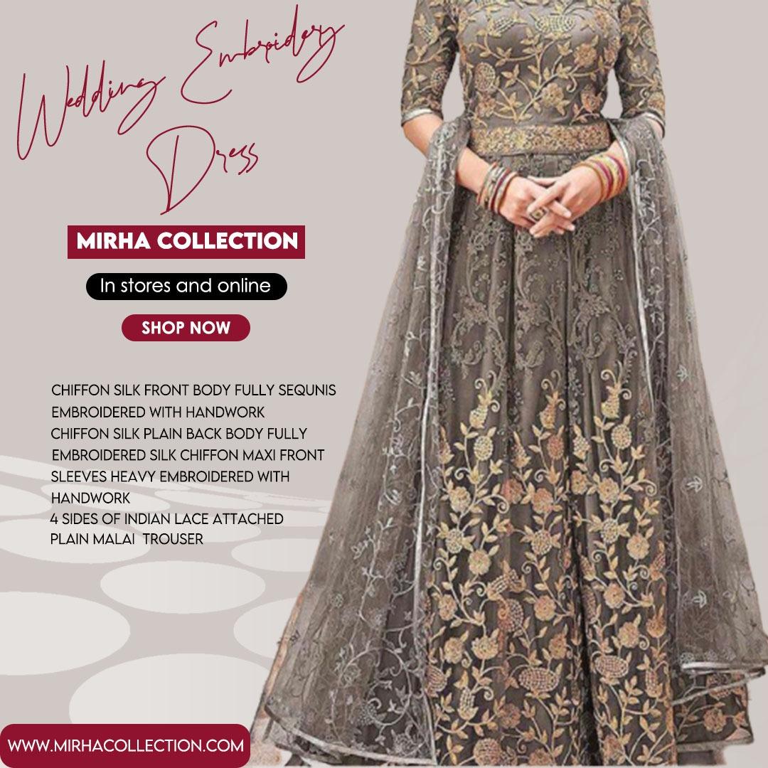 3 Piece Winter Collection for ladies- Mirha Collection